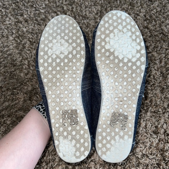 Toms Denim Canvas Slip Ons Size 7.5 - Picture 6 of 6